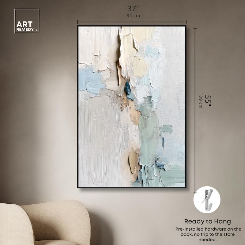 Impasto Intervals III Canvas by Art Remedy