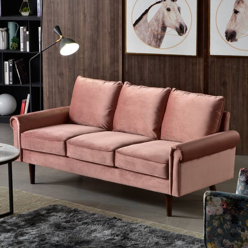 OVIOS Upholstered Mid-century Sofa