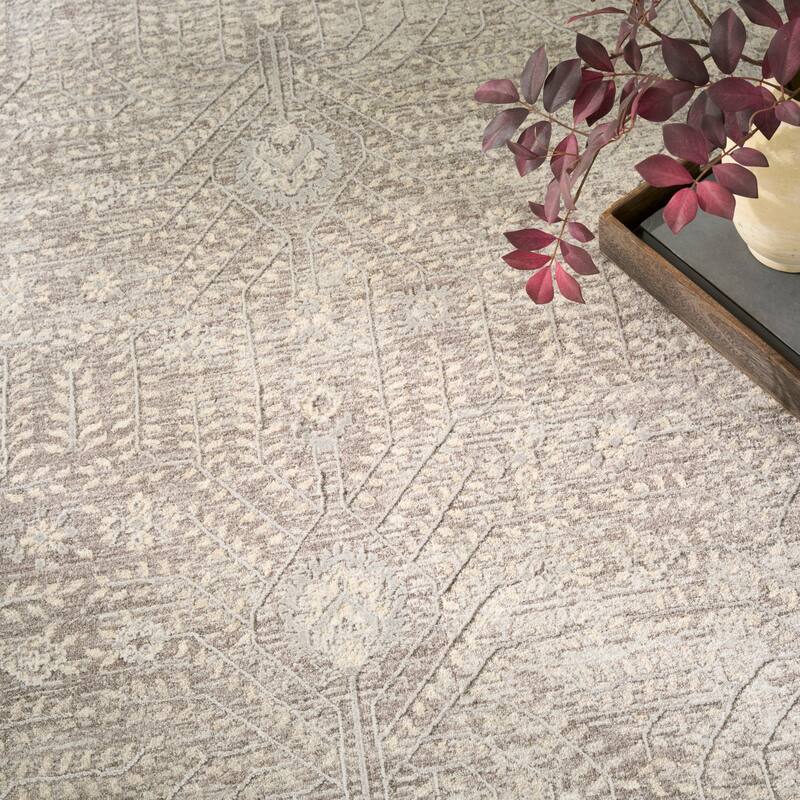 Nourison Home Sultana Indoor only Beige Charming Persian Area Rug