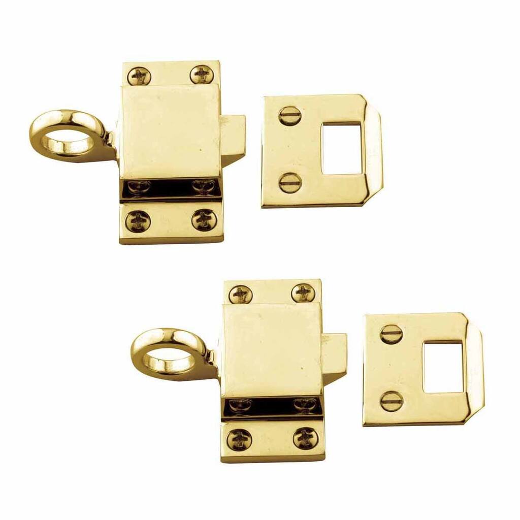 Bright Solid Brass Transom Window Latch Pack of 2 Renovators Supply