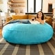 preview thumbnail 8 of 71, Jaxx 6 Foot Cocoon - 2-in-1 Giant Bean Bag Chair for Adults & Convertible Bean Bag Bed