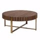 preview thumbnail 7 of 26, 31.5 Inch Round Coffee Table with Sturdy Pedestal