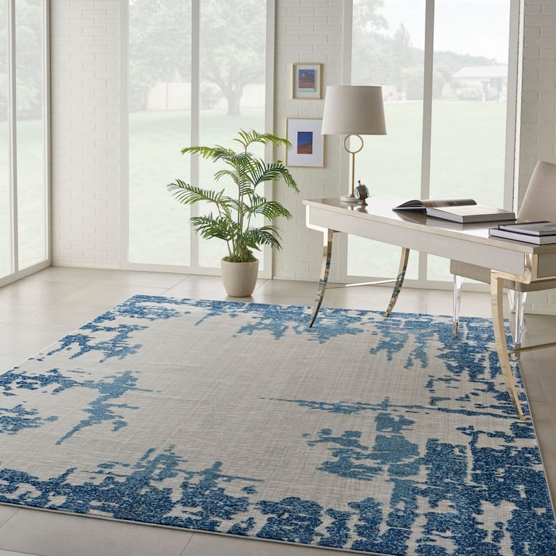 Nourison Etchings Indoor only Abstract Area Rug