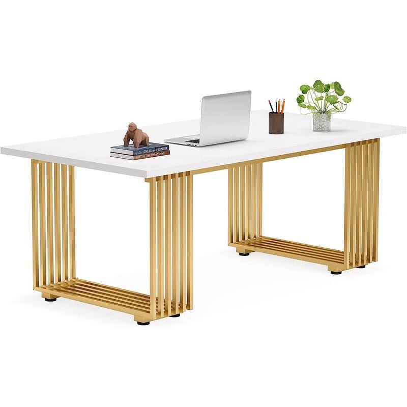70.9" Modern Home Office Desk, Computer Executive Desk