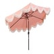 preview thumbnail 12 of 13, 9ft Tassel Patio Umbrella Auto-Tilt, Crank , by JONATHAN Y