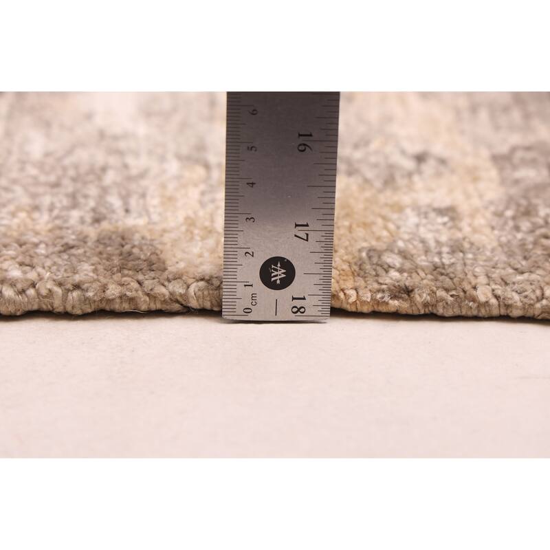 ECARPETGALLERY Hand-knotted Legacy Grey Silk Rug - 5'7 x 7'11