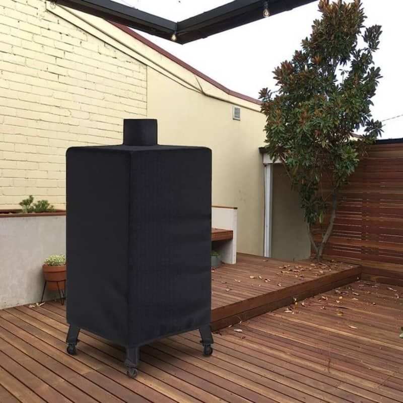 Pellet Electric Smoker Cover -Waterproof Fade Resistant Square Vertical Heavy Duty UV Resistant - 27"x 27"x 49"