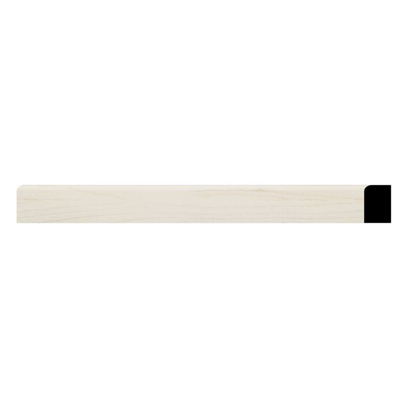 WM52: 7/16-in D x 3/4-in W x 96-in L Americraft Solid Hardwood Stain Grade Shoe Moulding - Maple
