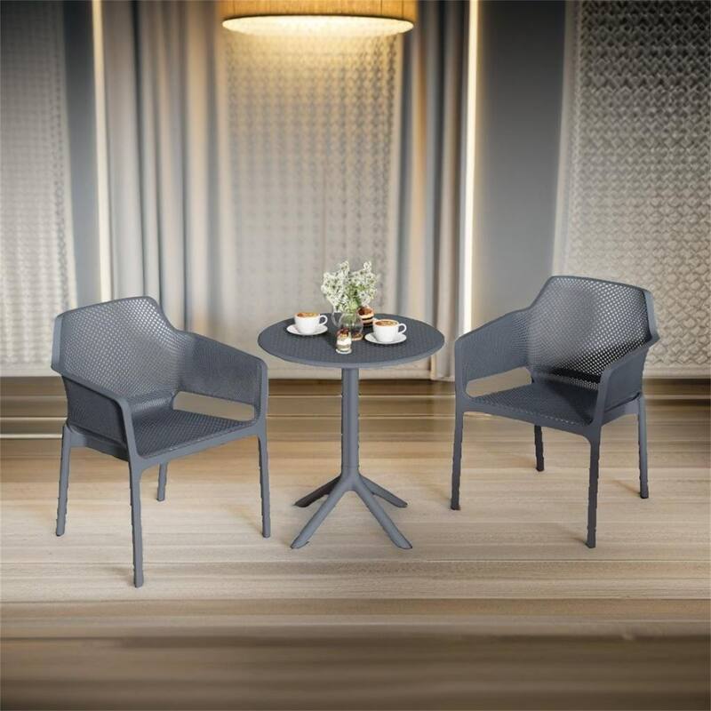 3 Piece Plastic Table Set