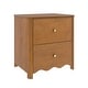 preview thumbnail 3 of 48, Max and Lily Sutton 2 Drawer Nightstand