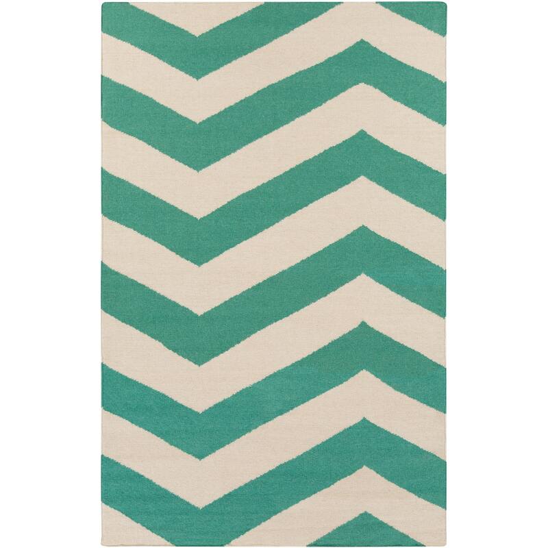 Olga Flatweave Chevron Area Rug