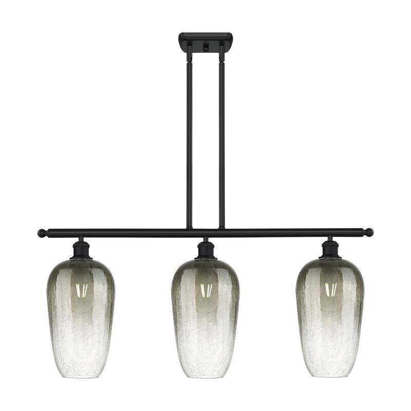 Innovations Lighting Endless Possibilities Ballston - Brookhaven Flute - 3 Light 36" Stem Hung Island Light