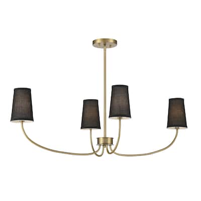 Meridian M100104 4 Light 38" Wide Chandelier