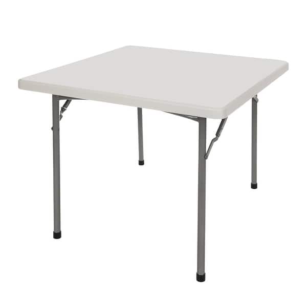 slide 2 of 6, Hampden Furnishings Baldwin Collection 36 X 36" Folding Table, Grey