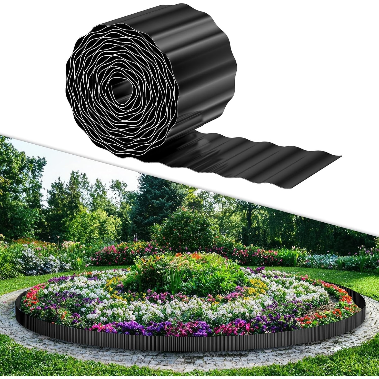 Corrugated Metal Garden Edging