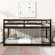 preview thumbnail 49 of 95, Low Loft Bed with Ladder, Solid Rubber Wooden Bed Frame for Multi Children, Floor Bed - Available with or without Slats