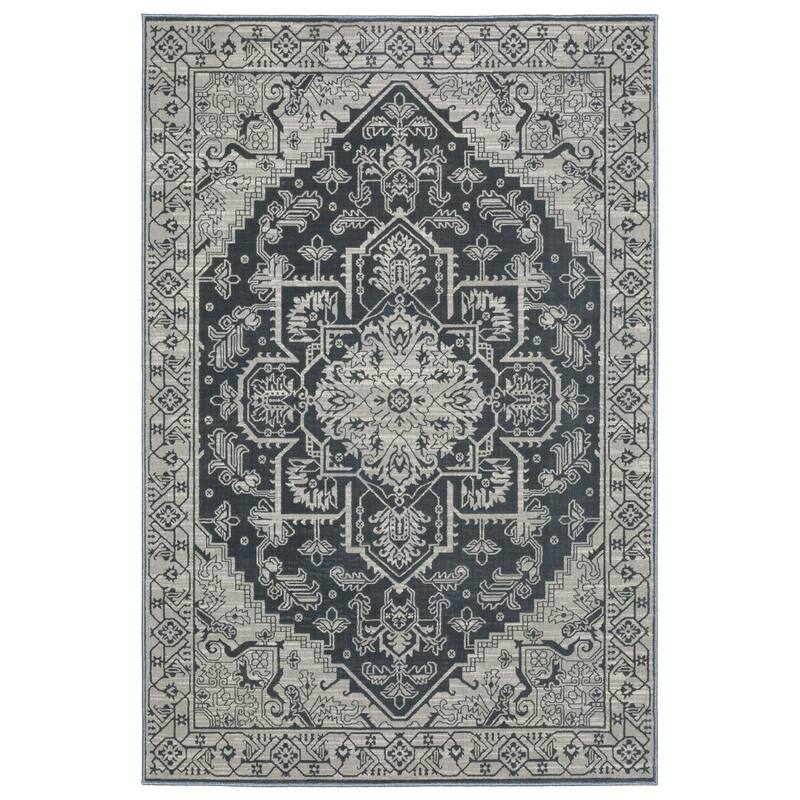 HomeRootsMedallion Traditional Runner Area Rug