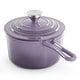 preview thumbnail 2 of 5, MegaChef 2 Quart Enameled Cast Iron Sauce Pan in Gradient Purple