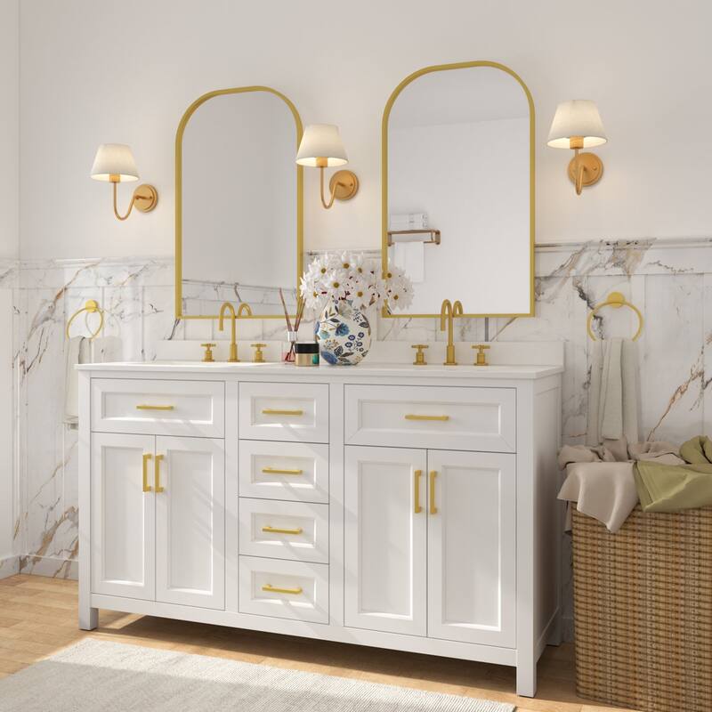 Acroma Beacon Brass Armed Wall Sconce