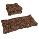 preview thumbnail 7 of 7, Tufted Tapestry Settee Cushions (Set of 3, Multiple Patterns) - 42 x 19 Autumn Harvest