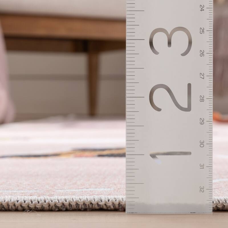 Well Woven Kids Rugs Traffic Modern Machine Washable Area Rug