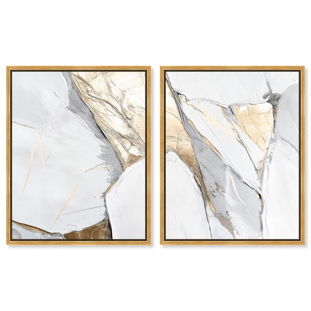 Cracks of Creation III Canvas Set of 2 by Art Remedy