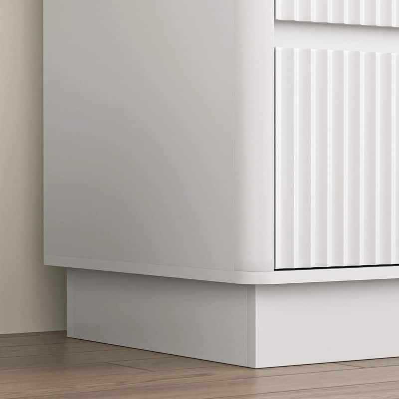 9-Drawer Wide Wood Dresser for Bedroom, 63" Modern Storage Chest, Mid-Century Long Dresser or TV Stand Cabinet