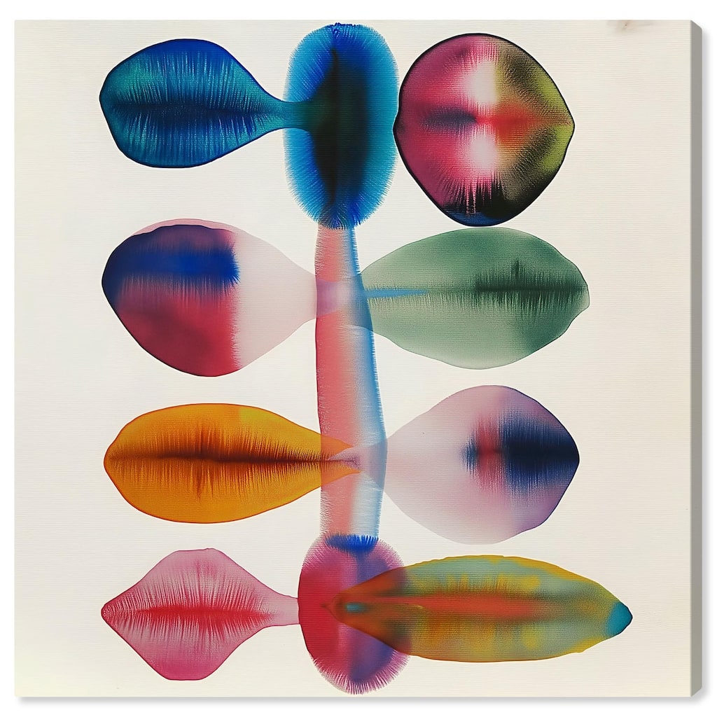 Chromatic Column Canvas by Art Remedy, Gallery Wrapped