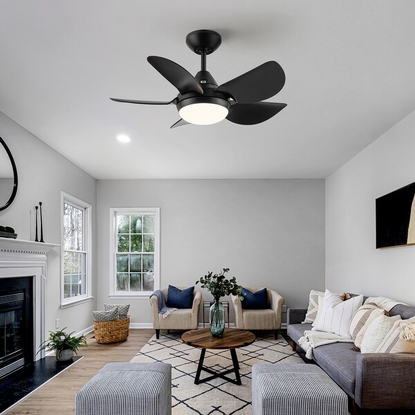 YUHAO 30 Inch Modern Matte White Indoor Flush Mount Small YUHAO 30 Inch Modern Matte White Indoor Flush Mount Small