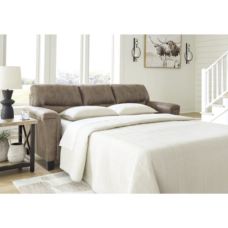 Signature Design by Ashley Navi Fossil Queen Sofa Sleeper - 89" W x 38" D x 39" H
