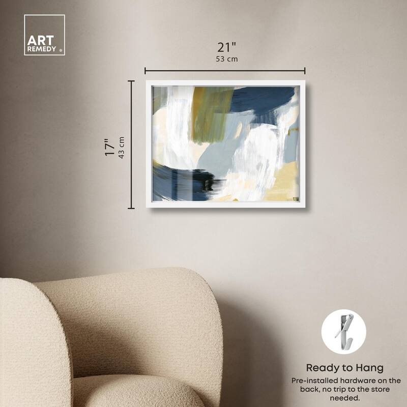 Moss Layers II Shadowbox by Art Remedy