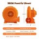 preview thumbnail 6 of 6, 380W/550W/680W 1.0HP Air Blower for Inflatables w/ 25FT Wire&GFCI Plug 380W