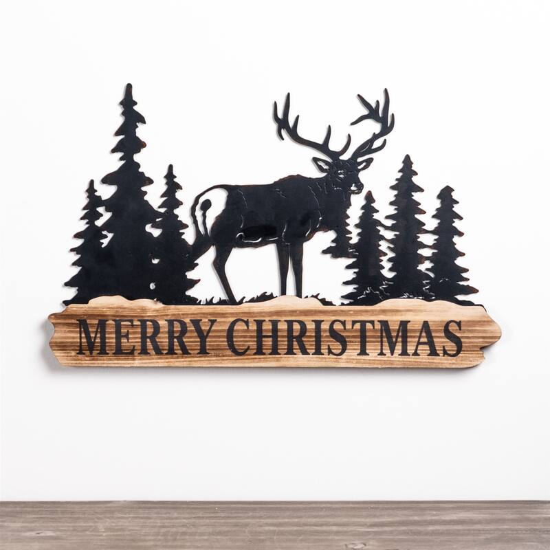 Merry Christmas Sign (Set of 2)