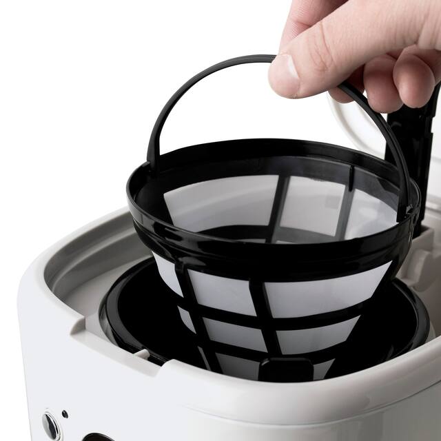 Haden 12-Cup Programmable Coffee Maker with Strength Control and Timer