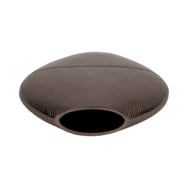 Modern Round Metal Table Vase - Flower Vase