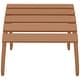 preview thumbnail 93 of 156, Aderson Outdoor Poly Adirondack Chair With Ottoman And Side Table 12-Piece Set