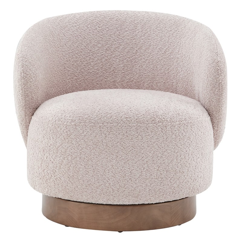 Spruce & Spring Ariel Upholstered Swivel Accent Chair Fabric