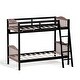 preview thumbnail 41 of 40, Twin Over Twin Solid Wood Bunk Bed for Kids and Adults, No Box Spring Required