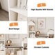 preview thumbnail 4 of 16, Kids Bookshelf with Reading Nook, Bookcase with Seat Cushion