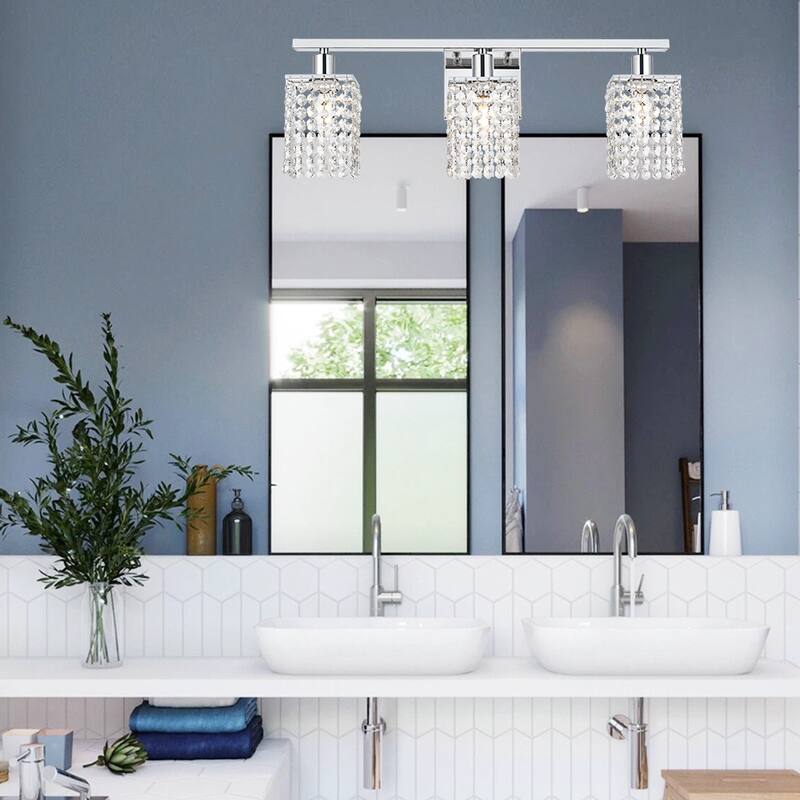 Modern Bathroom Lights with Crystal Shape