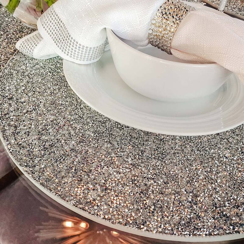 Sparkles Home Luminous Rhinestone Ultra Placemat