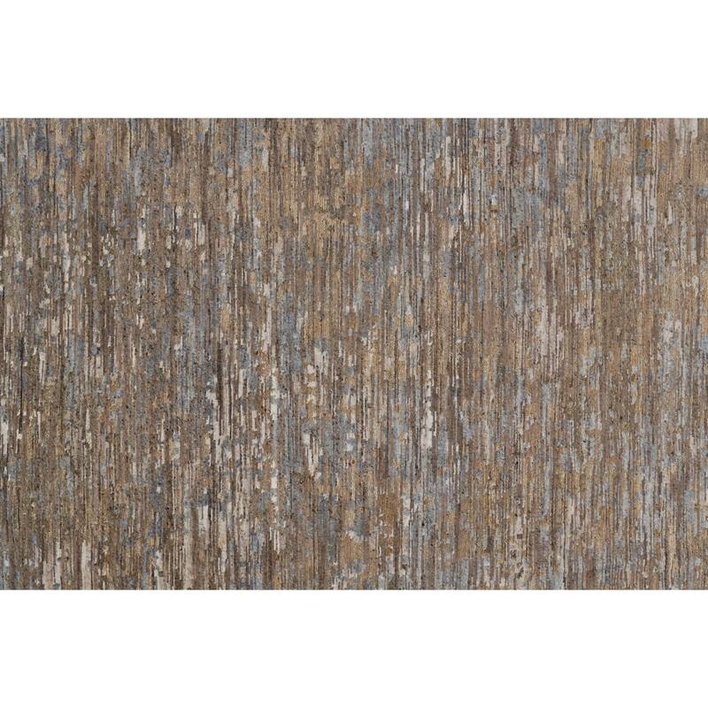 Grand Bazaar Clarkson Hand Knotted Abstract Modern Area Rug