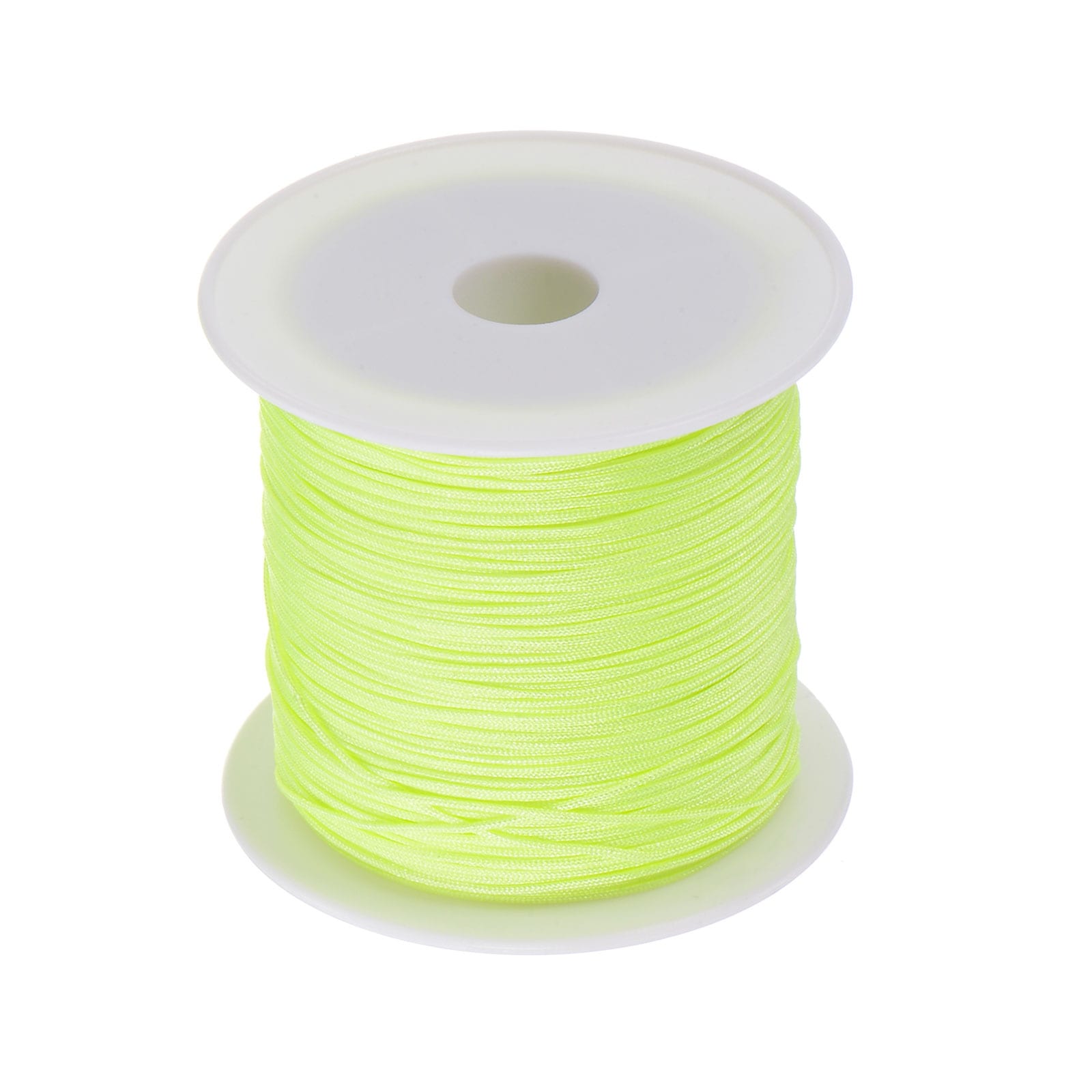 Nylon Beading Thread Knotting Cord 0.6mm 50yard Satin String, Fluorescent  Yellow - Fluorescent Yellow - Bed Bath & Beyond - 36708492