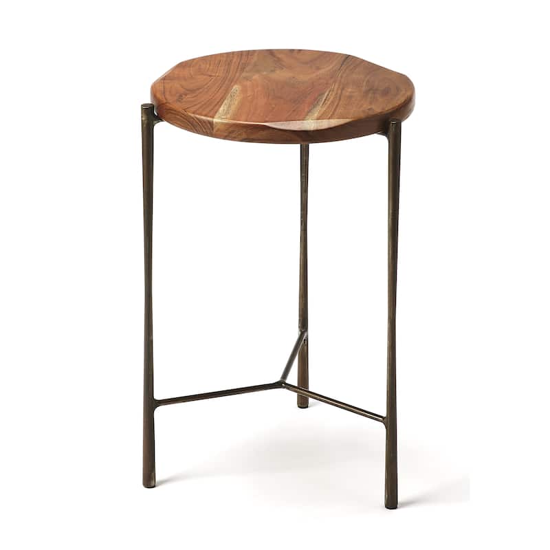 Brisbane Live Edge Side Table - Wood