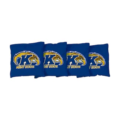 Kent State Blue Cornhole Bags