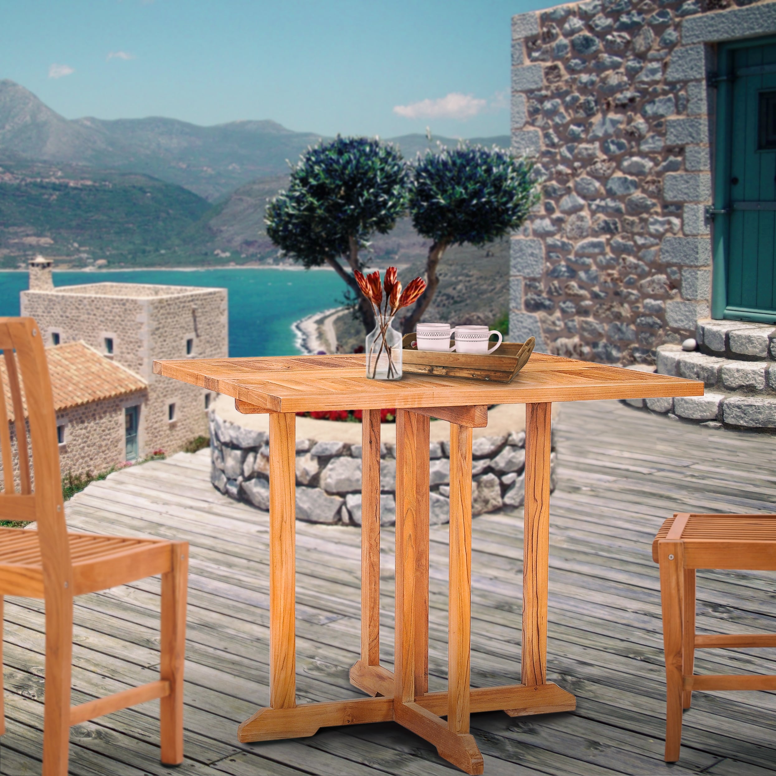 Chic teak coffee table discount