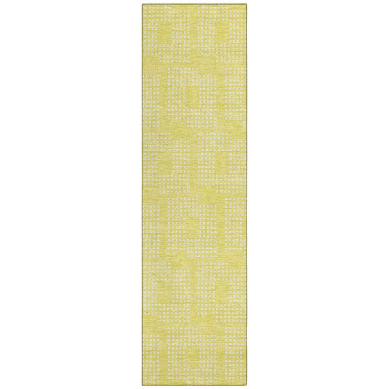 Machine Washable Indoor/ Outdoor Chantille Houndstooth Modern Rug