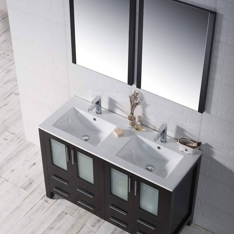 Blossom Sydney 48 Inch Solid Wood Bathroom Vanity with Sink & Cabinets