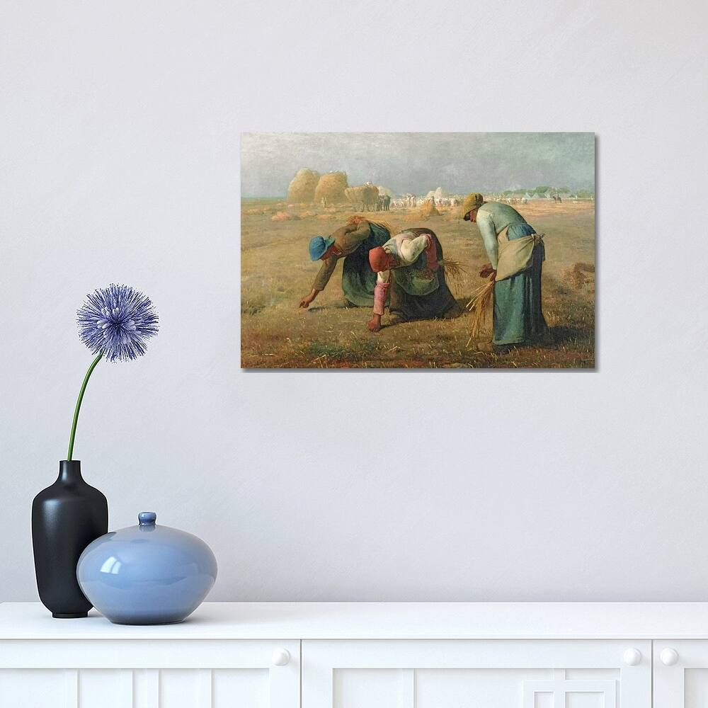 iCanvas "The Gleaners, 1857 " by Jean-Francois Millet Canvas Print