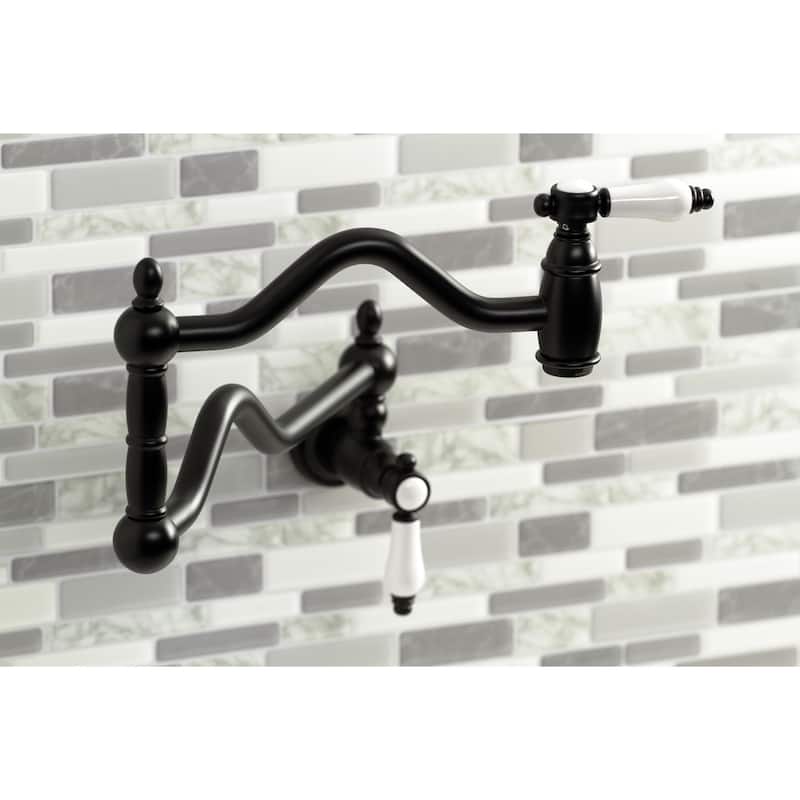 Kingston Brass Bel-Air Wall Mounted Pot Filler Faucet